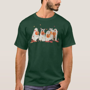 Camiseta Engraçado Fantasma Boo Pumpkin Fall Season Hallowe