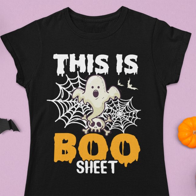 Camiseta Engraçado Fantasma Pun Halloween Humor T Shirt (Criador carregado)