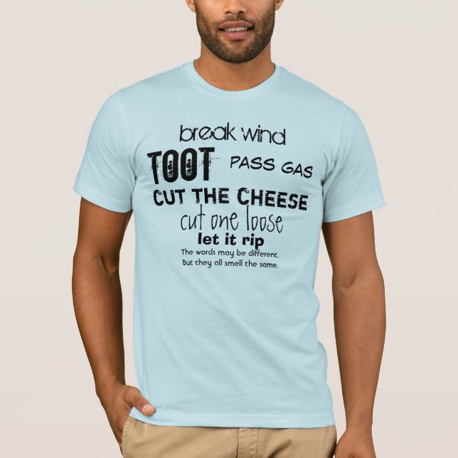 Camiseta Engraçado Fart os sinónimos (Frente)