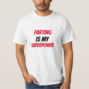 Camiseta Engraçado! Fartar é o meu SuperPower