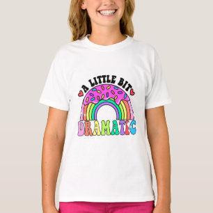 Camiseta Engraçado Faz Uma Citação Um Pouco Dramática, Rosq