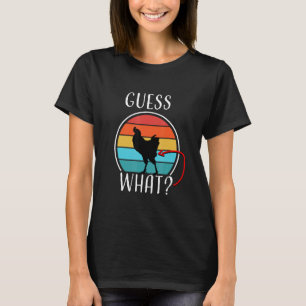 Camiseta Engraçado Fazenda Animal Adivinha Que Bumbum De Fr