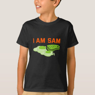 Camiseta Engraçado Feed Green Ham e Ovos Dias Eu Sou Sam