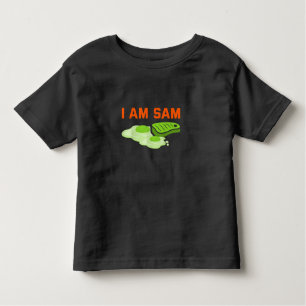 Camiseta Engraçado Feed Green Ham e Ovos Dias Eu Sou Sam