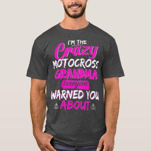 Camiseta Engraçado Feliz dia de as mães da avó Motocross