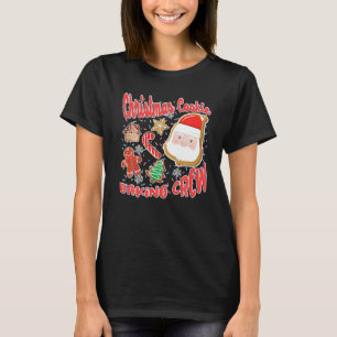 Camiseta Engraçado Feliz Natal Cookie Fazendo Família De Tr