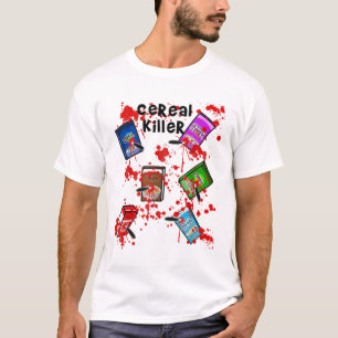 Camiseta Engraçado, Feliz Preguiçoso, Matador de Cereais no