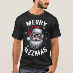 Camiseta Engraçado Feliz Rizzmas Sigmas Kids School
