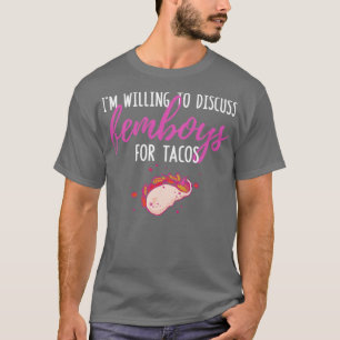 Camiseta Engraçado Femboy Estou Disposto A Discutir Femboys