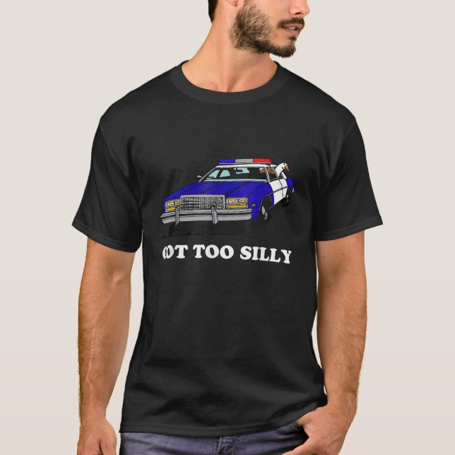 Camiseta Engraçado Ficou Bobo Roupa De Ganso (Frente)