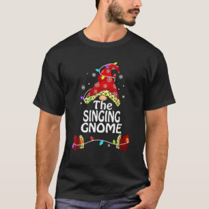 Camiseta Engraçado Figurino Da Família O Gnomo Canto