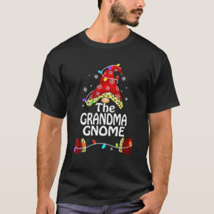 Camiseta Engraçado Figurino Da Família Vovó Gnomo C