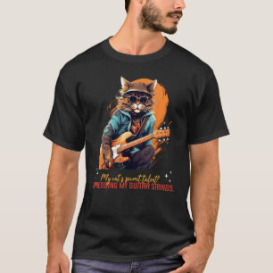 Camiseta Engraçado figurino de cordas de guitarra