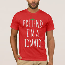 Camiseta Engraçado Figurino Halloween - Finja que sou Tomat