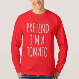 Camiseta Engraçado Figurino Halloween - Finja que sou Tomat