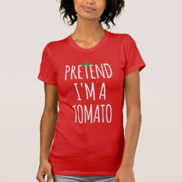 Camiseta Engraçado Figurino Halloween - Finja que sou Tomat