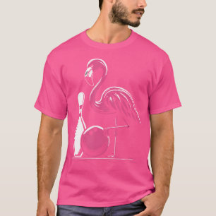 Camiseta Engraçado Flamingo Boliche Pin Bowler