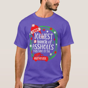 Camiseta Engraçado Fodal Árvore de Natal Caminhão Jolliest 