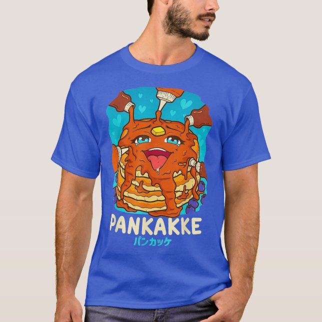 Camiseta Engraçado Foodie Pun Kawaii Pancake (Frente)