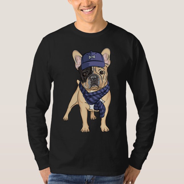 Camiseta Engraçado Frente, Cachorro de Bebê (Frente)