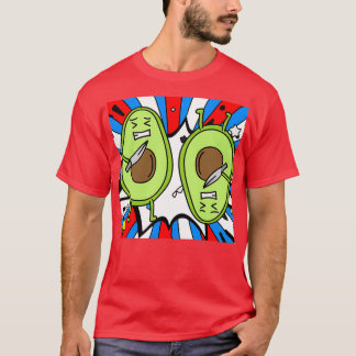 Camiseta Engraçado Fruta Avocado Clássico TSirt