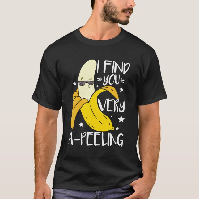 Camiseta Engraçado Fruta Banana (Frente)