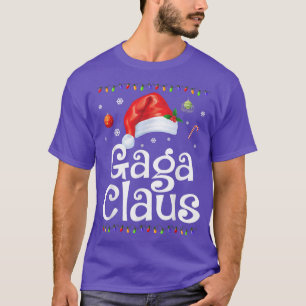Camiseta Engraçado Gaga Claus Papais noeis de Pijama de Nat