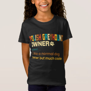 Camiseta Engraçado Galgo Polonês Vintage Retro Cachorro M