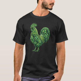Camiseta Engraçado Galo de Galinha Irlandês St. Patrick's
