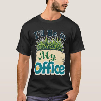 Camiseta Engraçado Gardening Life Oferece Leve Curta