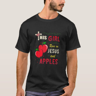 Camiseta Engraçado Garota De Água Presente Corre Em Jesus