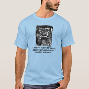 Camiseta Engraçado Garra De Proteção (No País Das Maravilha