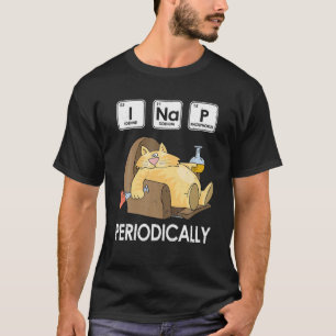 Camiseta Engraçado Gato de Ciência, Pun, Eu Canto Periodi