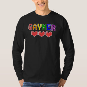 Camiseta Engraçado Gaymer Gay Lgbt Orgulho Humor Vídeo Game