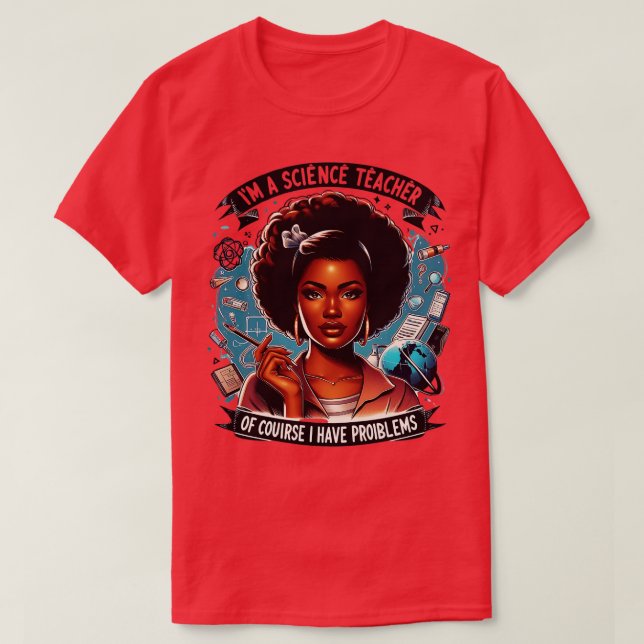 CAMISETA ENGRAÇADO GEEK CIÊNCIA BIOLOGIA QUÍMICA ESPAÇO HUM (Frente do Design)