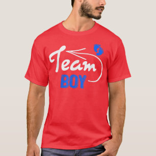 Camiseta Engraçado Gênero Reveal Equipe Menino Azul Gravide