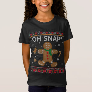 Camiseta Engraçado, gengibre doce de Natal