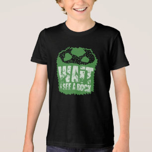Camiseta Engraçado Geologia - Espere Eu Vejo Uma Pedra