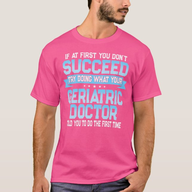 Camiseta Engraçado Geriátrico Citação (Frente)