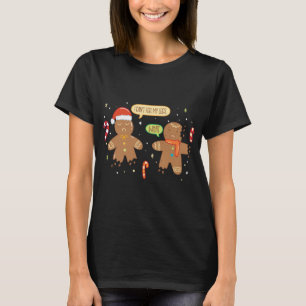 Camiseta Engraçado Gingerpão Homem - Bonito Biscoito de Nat