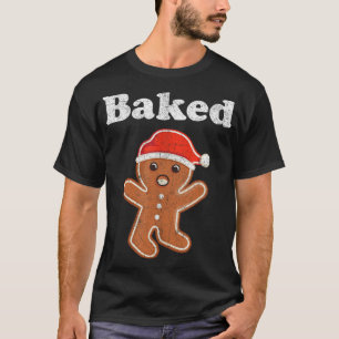 Camiseta Engraçado Gingerpão Homem cozido Biscoito Fazendo