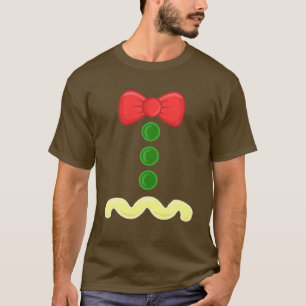 Camiseta Engraçado Gingerpão Homem Figurino Homens de Nat