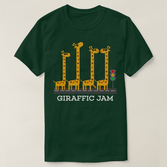 Camiseta Engraçado Giraffic Product Kids Safari Giraffe Des (Frente do Design)