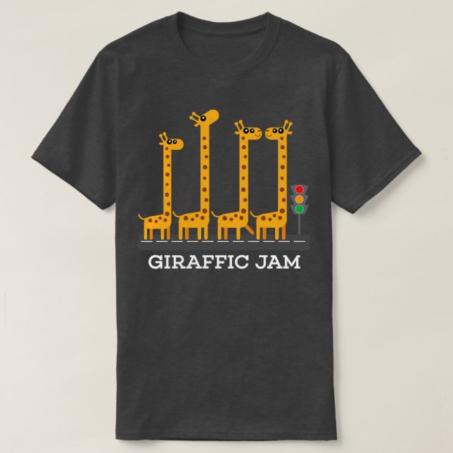 Camiseta Engraçado Giraffic Product Kids Safari Giraffe Des (Frente do Design)