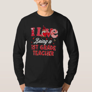 Camiseta Engraçado Gnomo Adoro Ser Professora De 1rua Valen