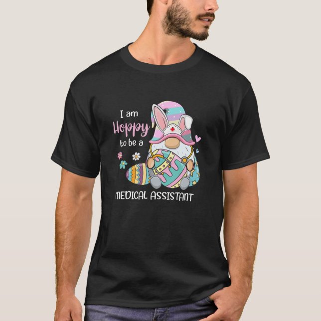 Camiseta Engraçado Gnomo Estou Esperando Ser Um Assistente  (Frente)