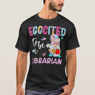 Camiseta Engraçado Gnomo Que Era Um Borrão Bibliotecário