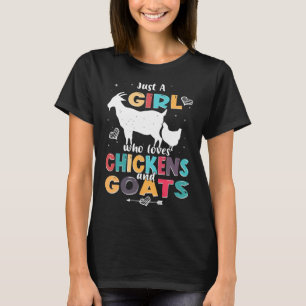 Camiseta Engraçado Goat Only Girl ama cabras Funny Farme