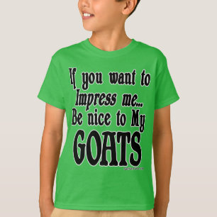 Camiseta Engraçado Goat Say