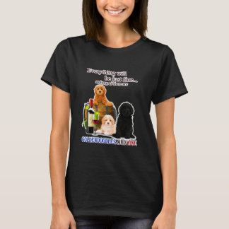 Camiseta Engraçado Goldendoododle Excelente qualquer cão